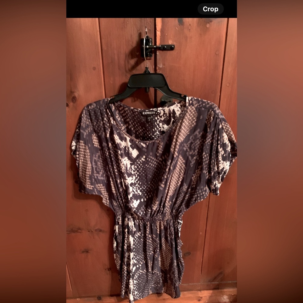 Women’s express size medium snake print top